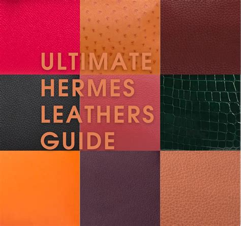 hermes allegro leather|types of hermes leather.